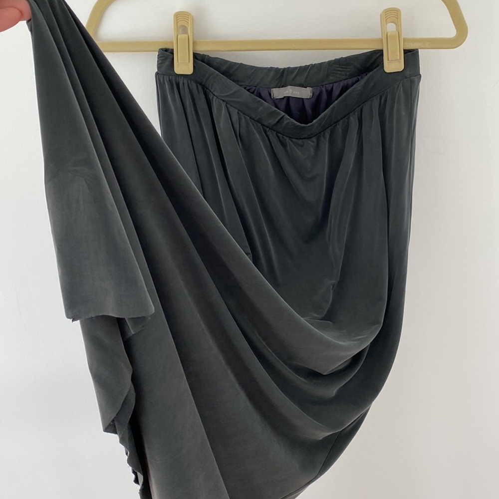 Grey long skirt